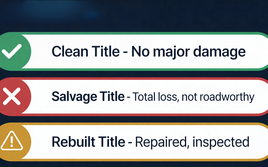 Salvage Title Check: Everything You Need to Know Before Buying (2026)